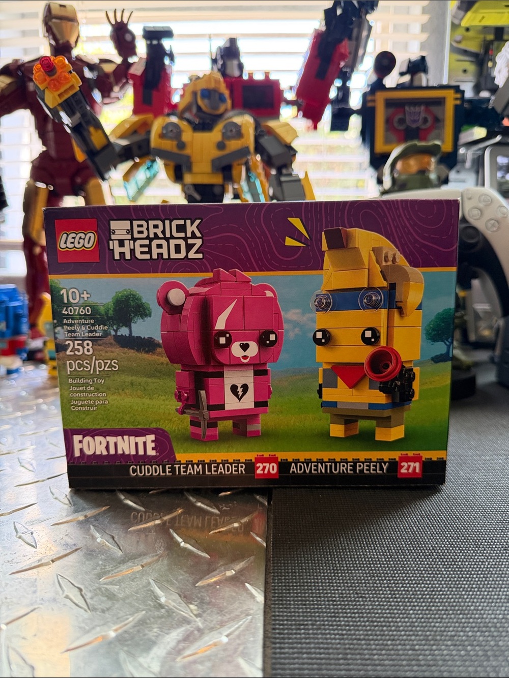 LEGO BrickHeadz Fortnite Cuddle Team Leader & Adventure Peely